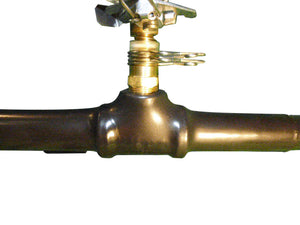 Roof Saver Sprinkler Complete System with adjustable sprinkler- Gray Professional Duty Hose